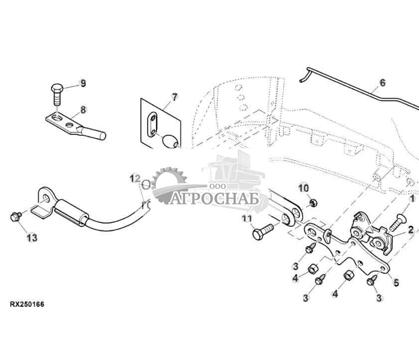Защелка капота 
